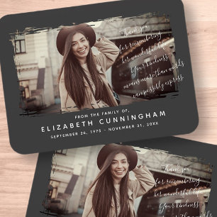 Memorial Modern and Simple Photo Frame Magnet