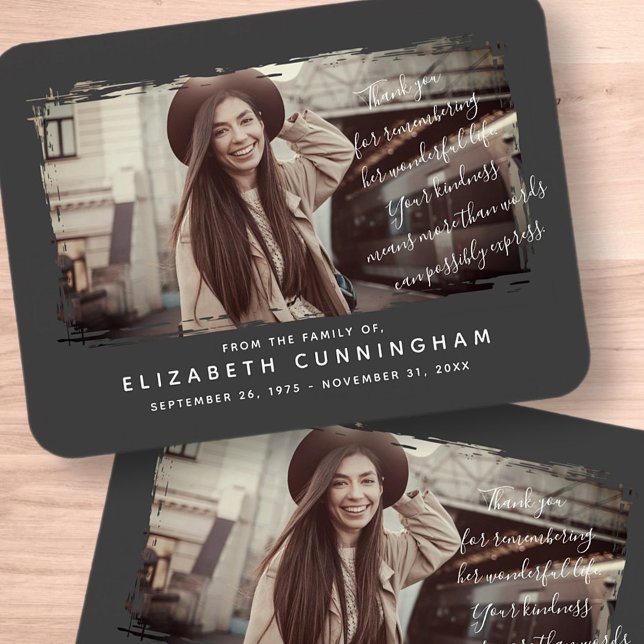 Memorial Modern and Simple Photo Frame Magnet (Creator Uploaded)