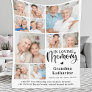 Memorial Modern Loving Memory 10 Photo Collage Fleece Blanket
