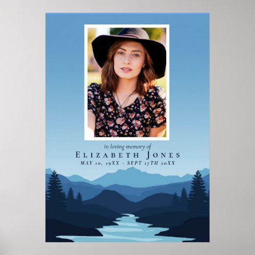 Memorial Mountains Celebration of Life Poster