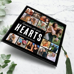 Memorial Multi-Photo Graduation Cap Topper