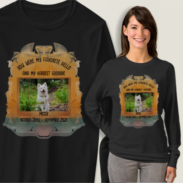 Memorial My Favorite Hello Abstract Sunset 0612 T-Shirt (Creator Uploaded)