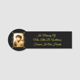 Memorial name tag