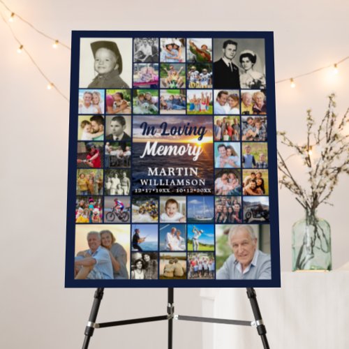 Memorial Ocean Sunset 42 Photos In Loving Memory Foam Board