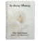 Memorial or Funeral Guest Book Notebook - Gardenia
