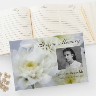 Memorial or Funeral Guestbook