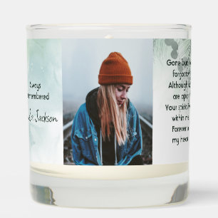 Memorial Photo Celebration of Life Keepsake Scented Candle
