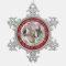 Memorial Photo Christmas Red Silver