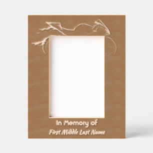 Memorial Photo Custom Motorcycle Biker Engraved Frames