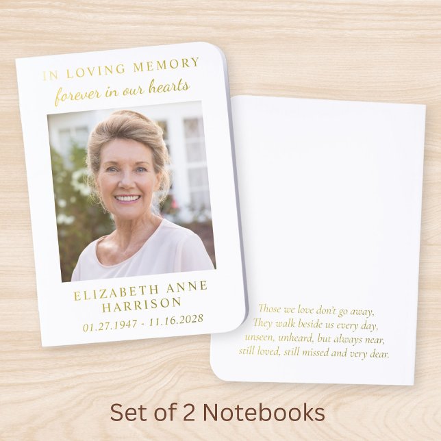 Memorial Photo Foil Pocket Notebooks (Creator Uploaded)