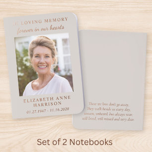 Memorial Photo Foil Pocket Notebooks