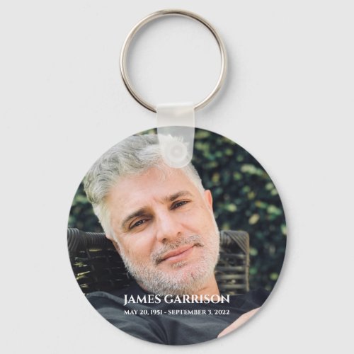 Memorial Photo Gift for Guest And Family Keychain