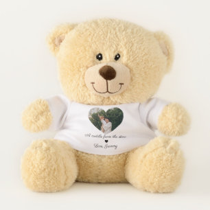 Memorial Photo Keepsake Sympathy Loss of Loved One Teddy Bear