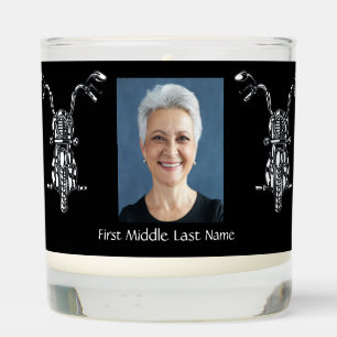 Memorial Photo Motorcycle Biker Scented Candle