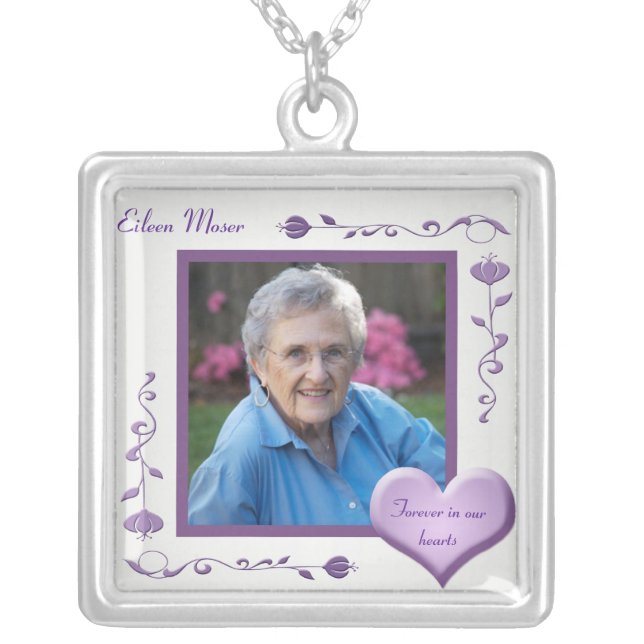 Memorial Photo Necklace (Front)