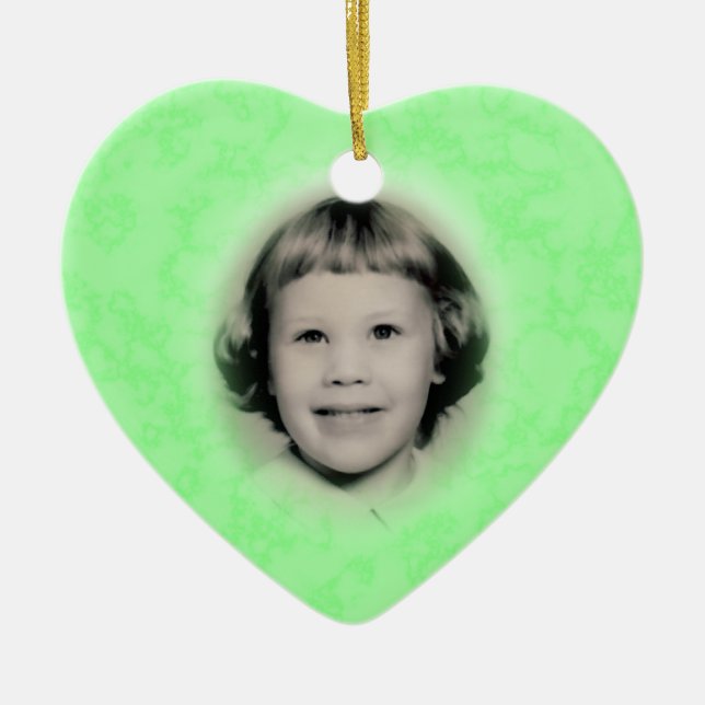 Memorial Photo Ornament Customizable (Front)