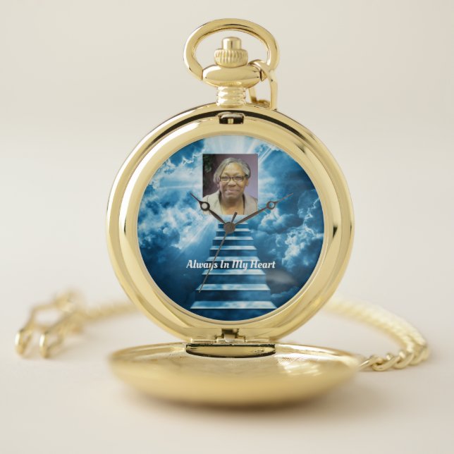 Memorial Photo Pocket Watch (Inside)