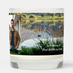 Memorial Photo Prayer Golf Course Pond Lake Nature Scented Candle
