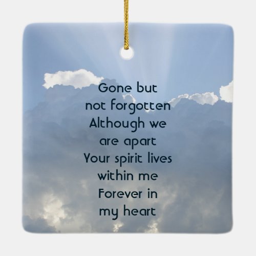 Memorial Photo Prayer Heavenly Sky
