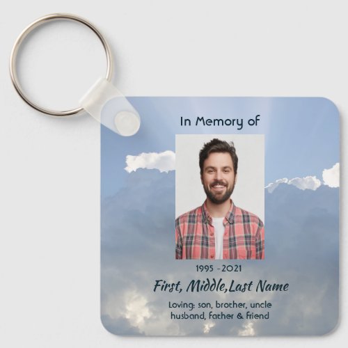 Memorial Photo Prayer Heavenly Sky