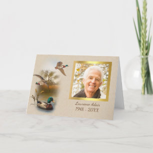 Memorial Photo Thank You Card