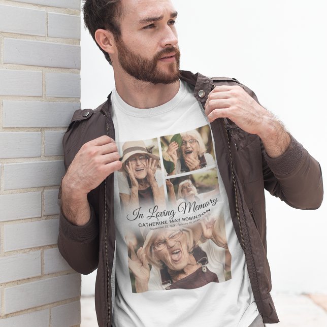 Memorial Photo Tribute T-Shirt (Creator Uploaded)