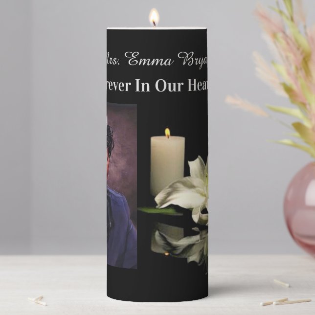 Memorial Pillar Candle (In Situ)