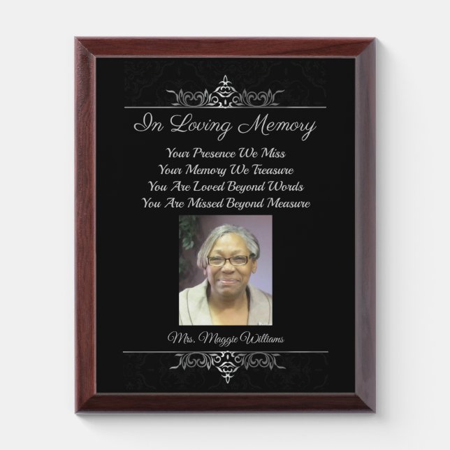 Memorial Plaque (Vertical)