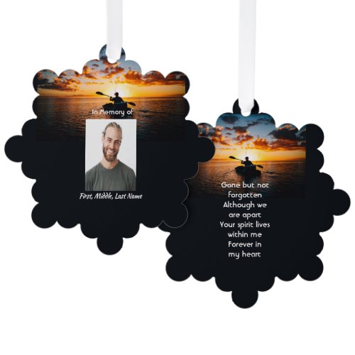 Memorial Pocket Card Kayaking Sport