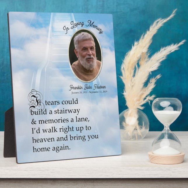 Memorial Poem and Portrait Plaque (Side)