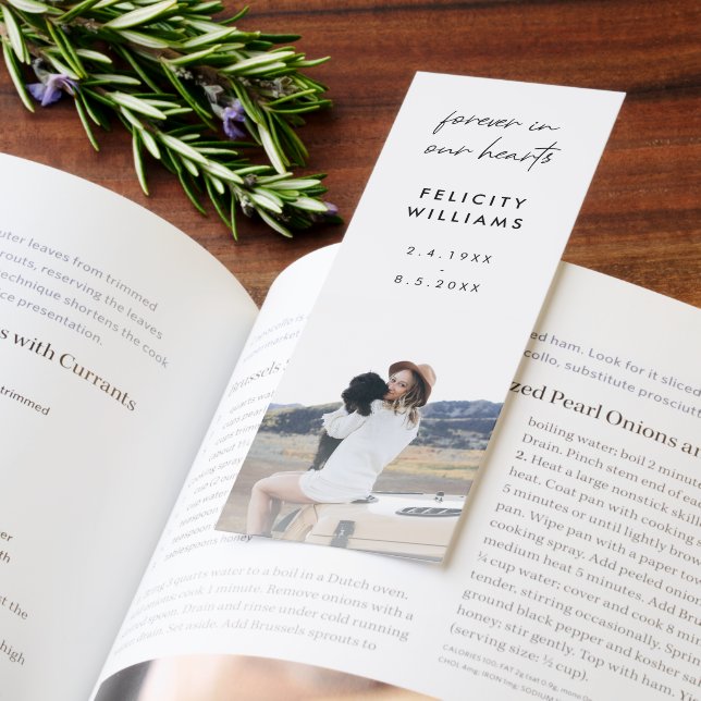 Memorial Poem Funeral Favor Bookmarks (Book)