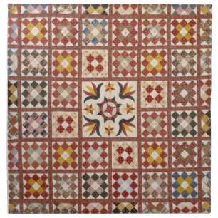 Memorial quilt cloth napkin