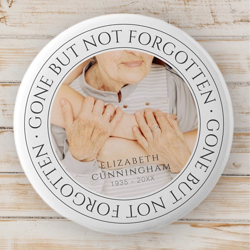 Memorial Quote Classic Elegant Chic Photo Keepsake