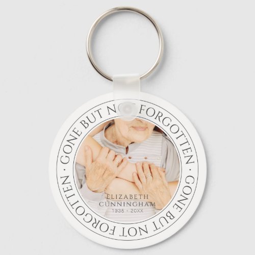 Memorial Quote Classic Elegant Chic Photo Keepsake