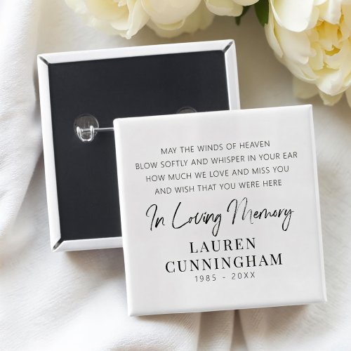 Memorial Quote Modern Elegant Simple Chic