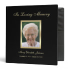 Memorial Remembrance Books - Personalized Binder