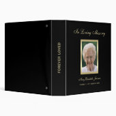 Memorial Remembrance Books - Personalized Binder (Background)