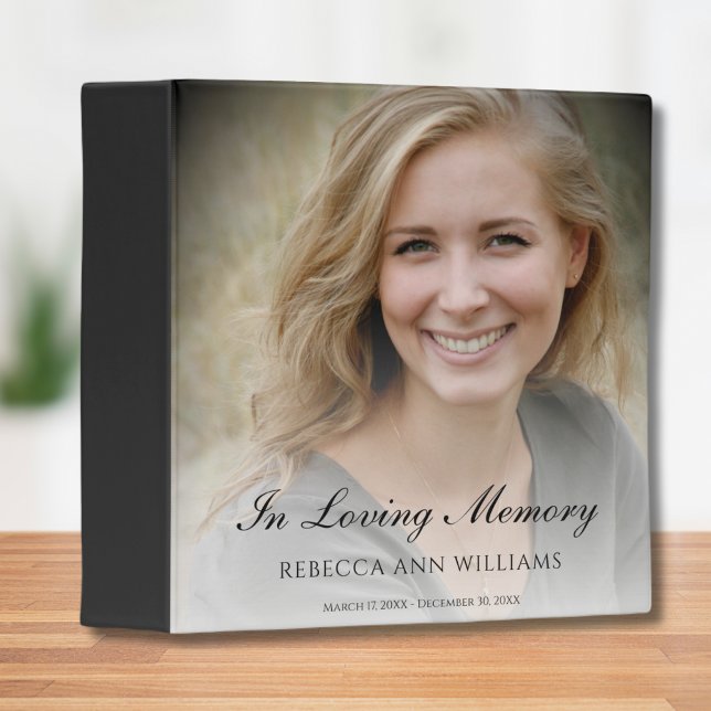 Memorial Remembrance Books - Personalized Binder (Creator Uploaded)