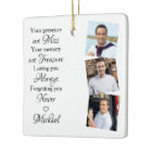 Memorial Remembrance Keepsake Modern 3 Photo