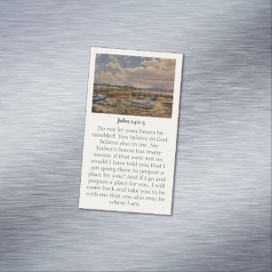 Memorial Remembrance Magnetic Sympathy Card