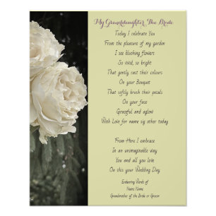 Memorial Remembrance Wedding Grandmother Mother Photo Print