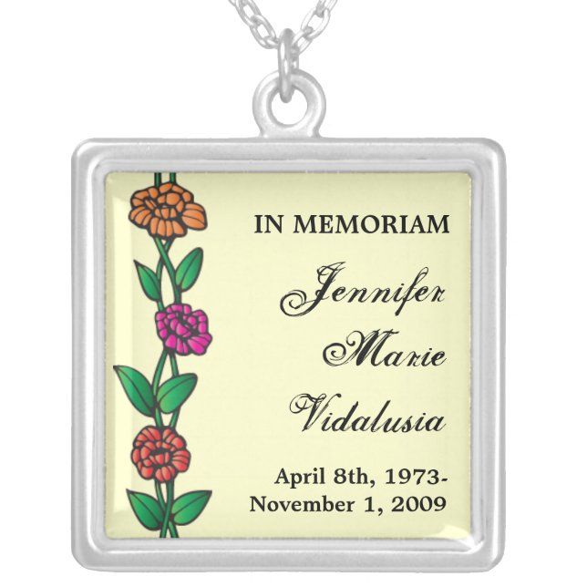 Memorial Roses Necklace (Front)