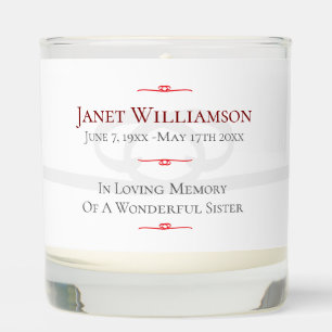 Memorial Scented Jar Candle
