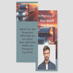  Memorial Semi-Truck  Tractor-trailer  Bookmarks