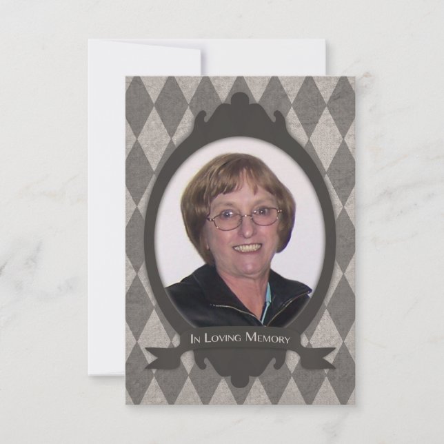 memorial service announcements (Front)