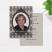 memorial service announcments (Desk)