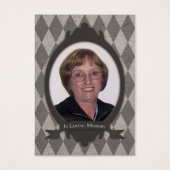 memorial service announcments (Front)