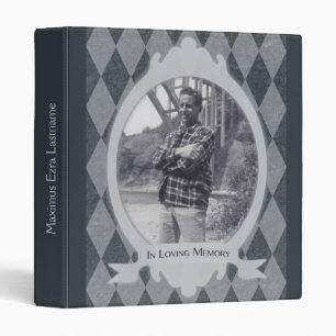 memorial service guest book binder