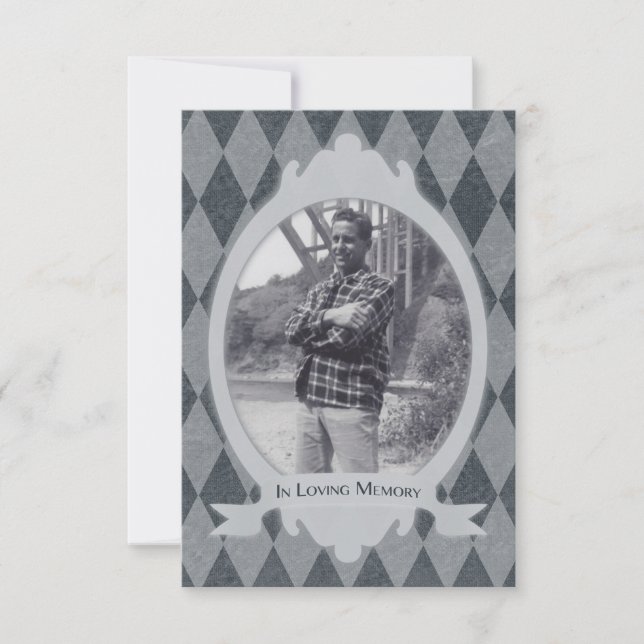 memorial service invitations (Front)