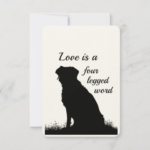 Memorial Service Invite Dog Pet Animal Quote